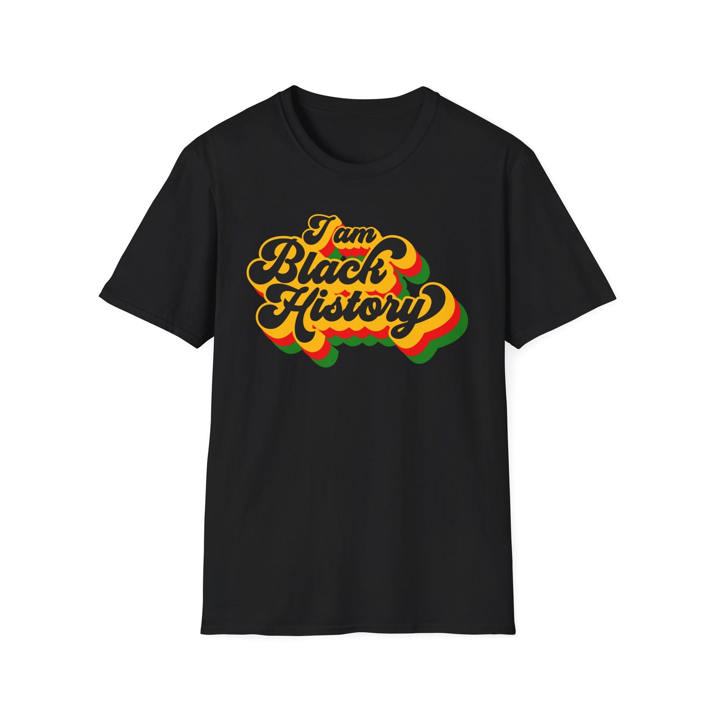 I am black history Unisex Softstyle T-Shirt