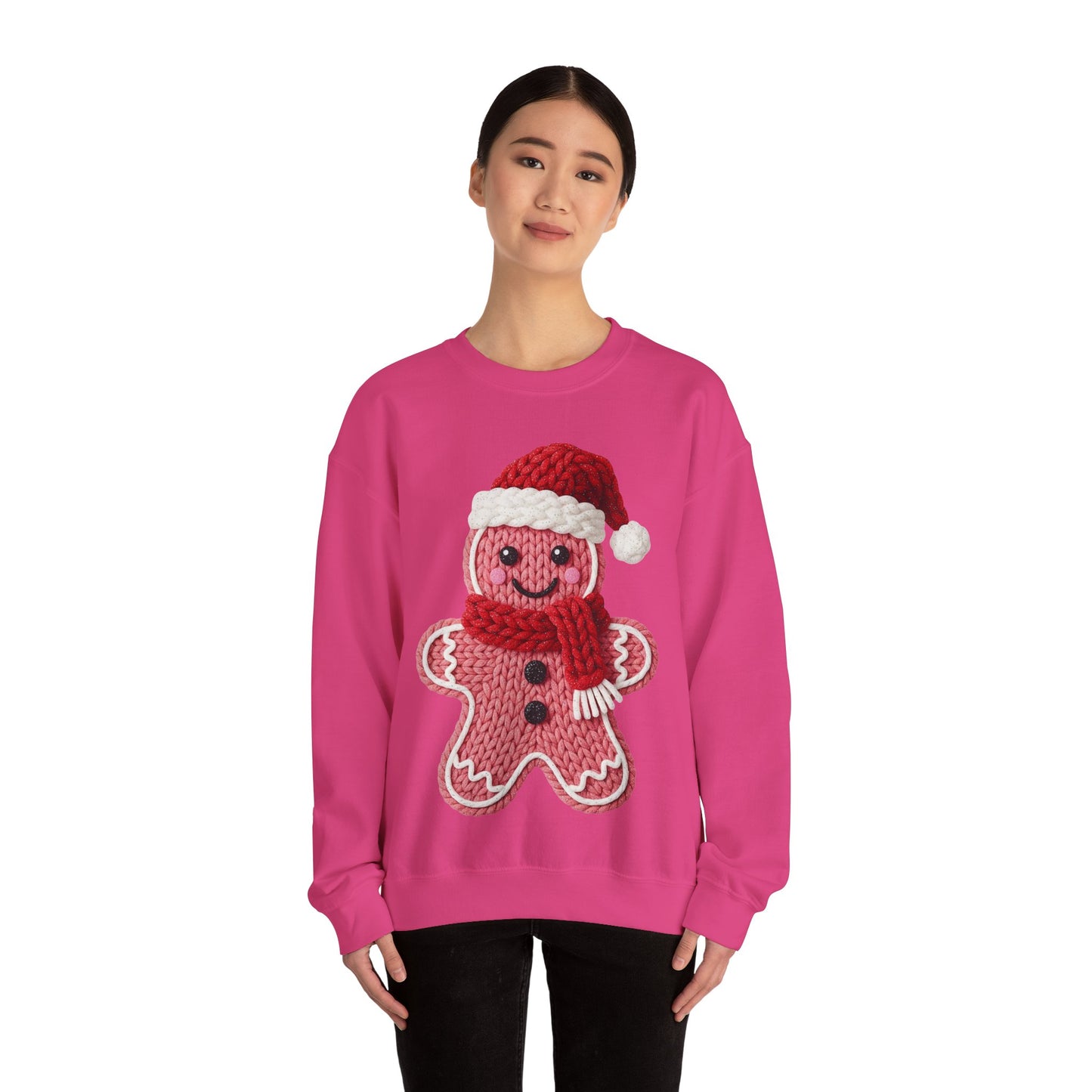 Yarn Gingerbread Unisex Heavy Blend™ Crewneck Sweatshirt