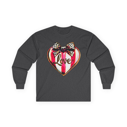 Love/heart Unisex Ultra Cotton Long Sleeve Tee