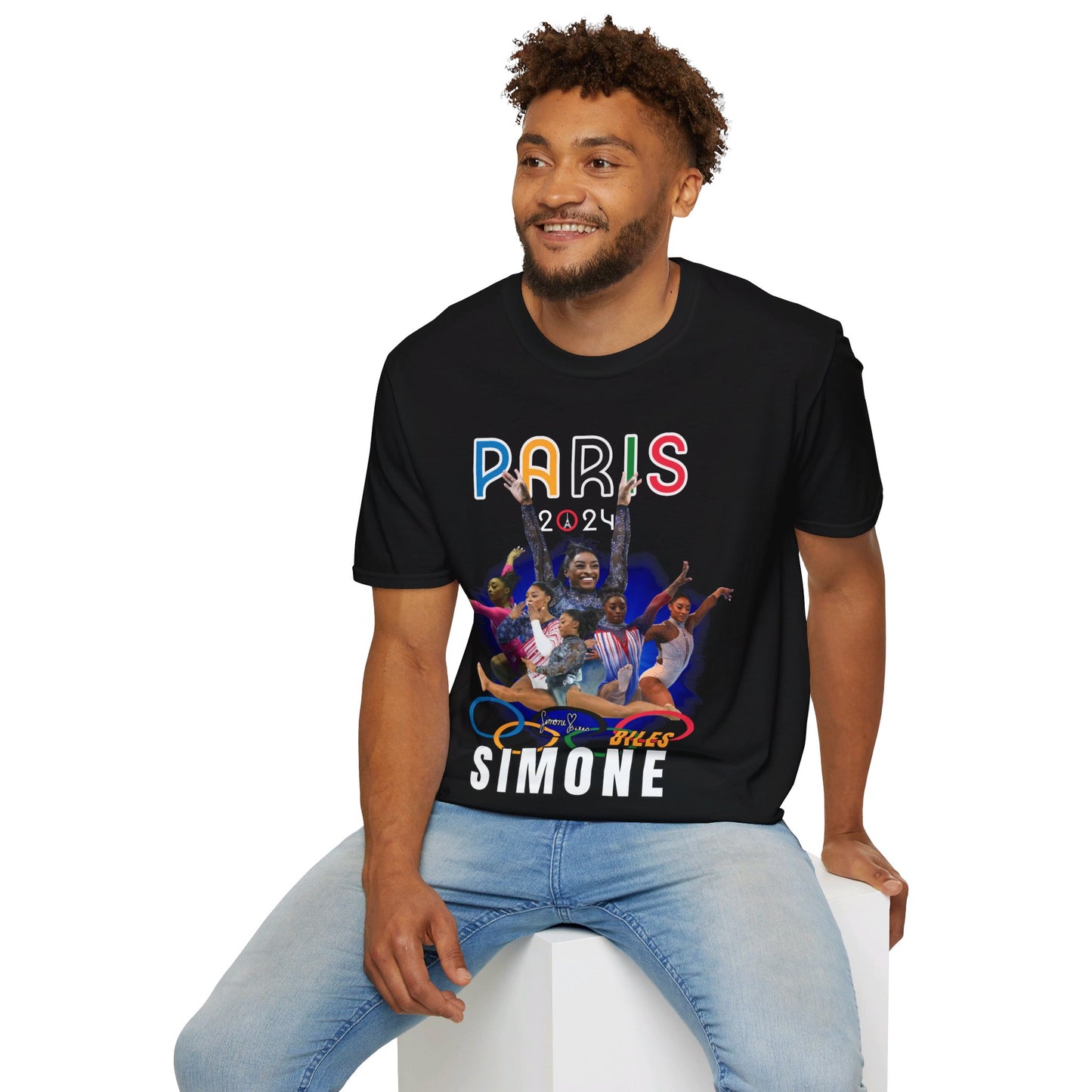 Simone collage Unisex Softstyle T-Shirt