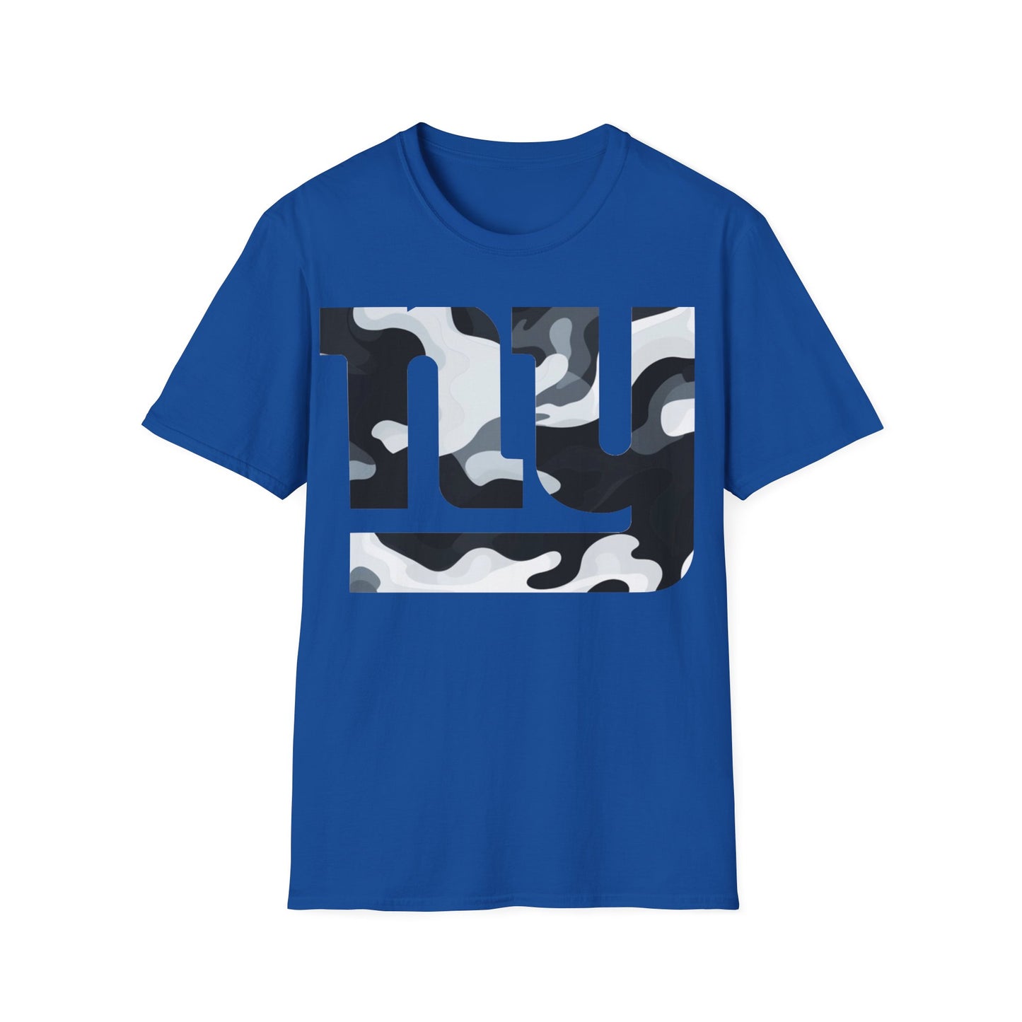 black camo Unisex Softstyle T-Shirt