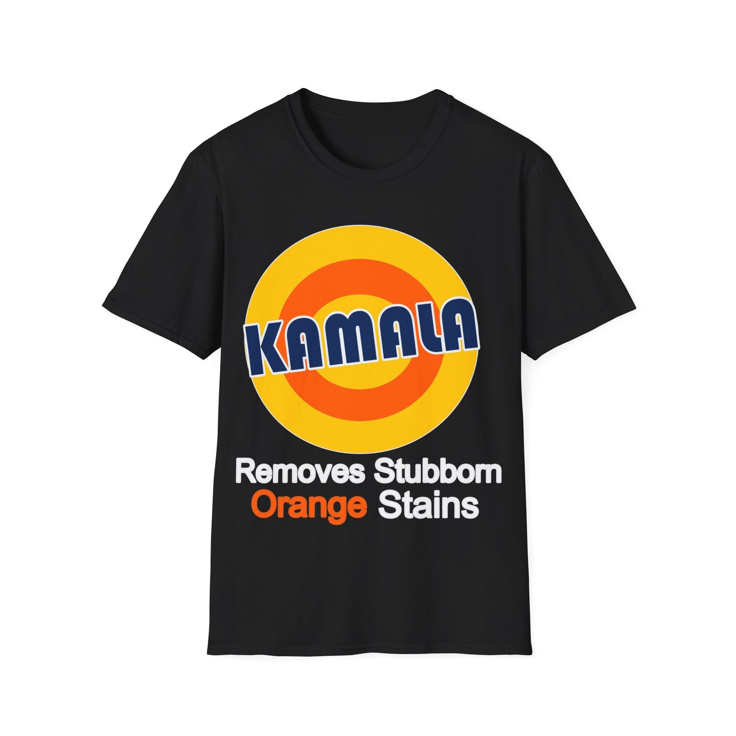 Kamala removes stubborn orange stains Unisex Softstyle T-Shirt