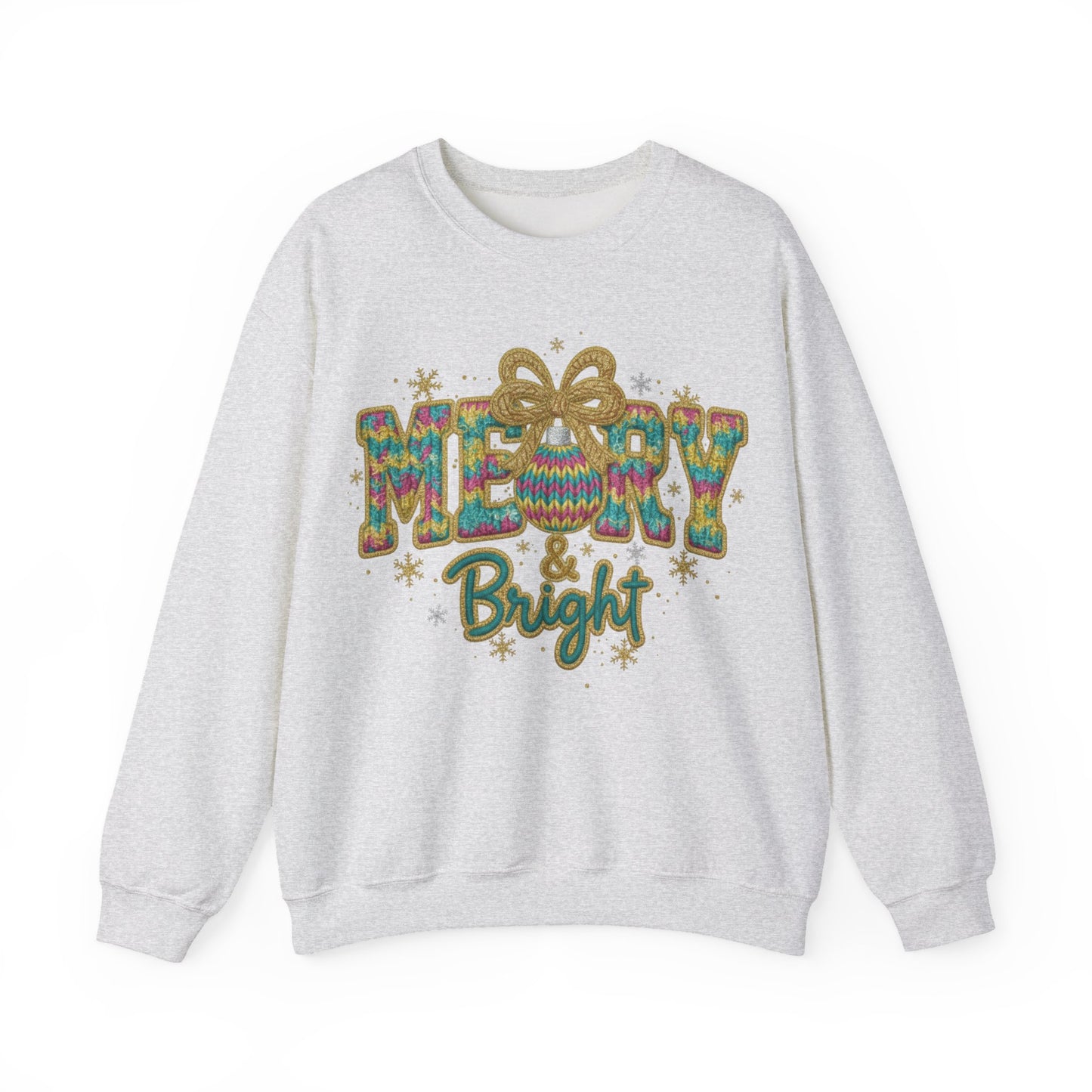 Yarn Merry Christmas Unisex Heavy Blend™ Crewneck Sweatshirt