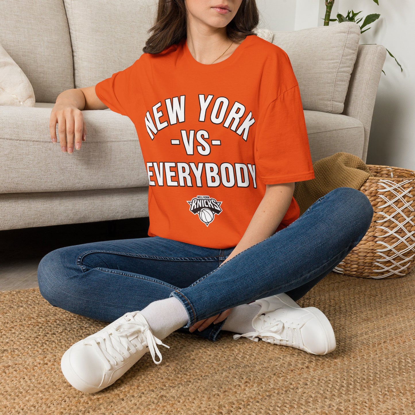 New York vs Everybody Unisex Softstyle T-Shirt
