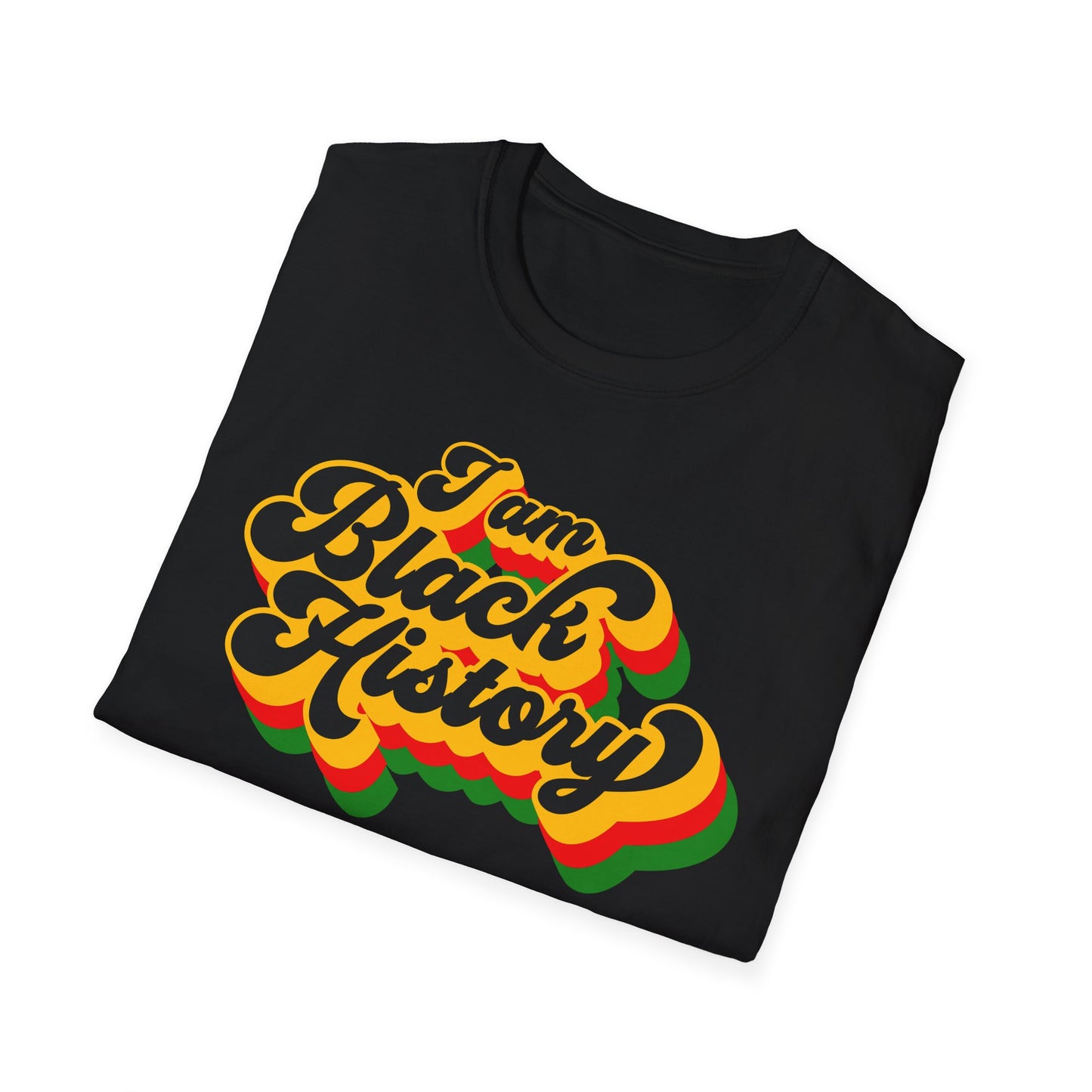 I am black history Unisex Softstyle T-Shirt