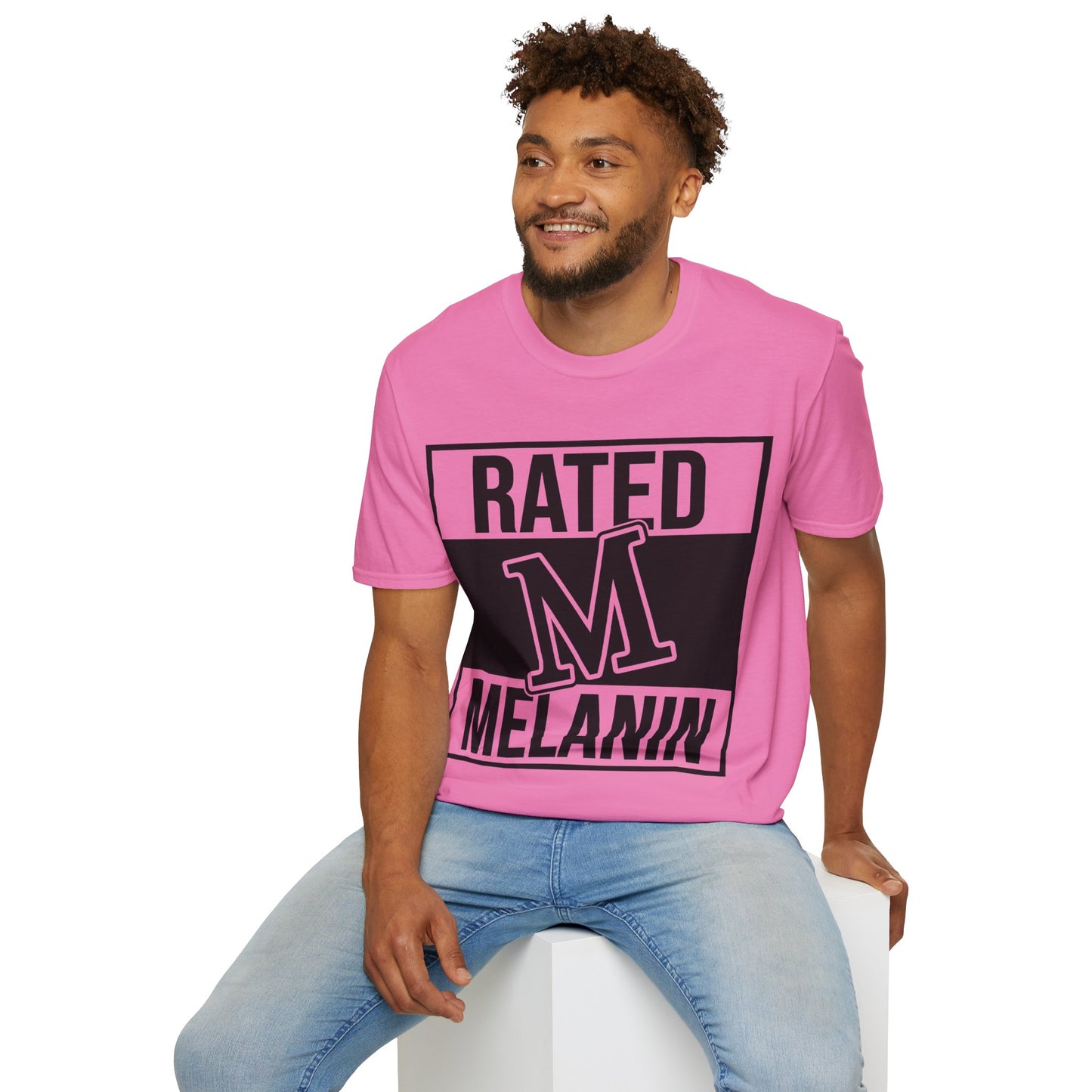 Rated M Melanin Unisex Softstyle T-Shirt