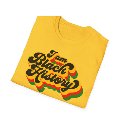 I am black history Unisex Softstyle T-Shirt