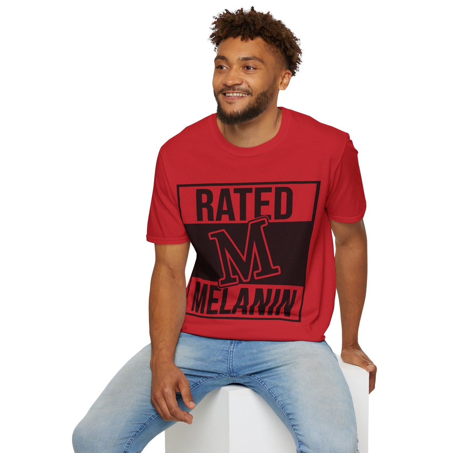 Rated M Melanin Unisex Softstyle T-Shirt