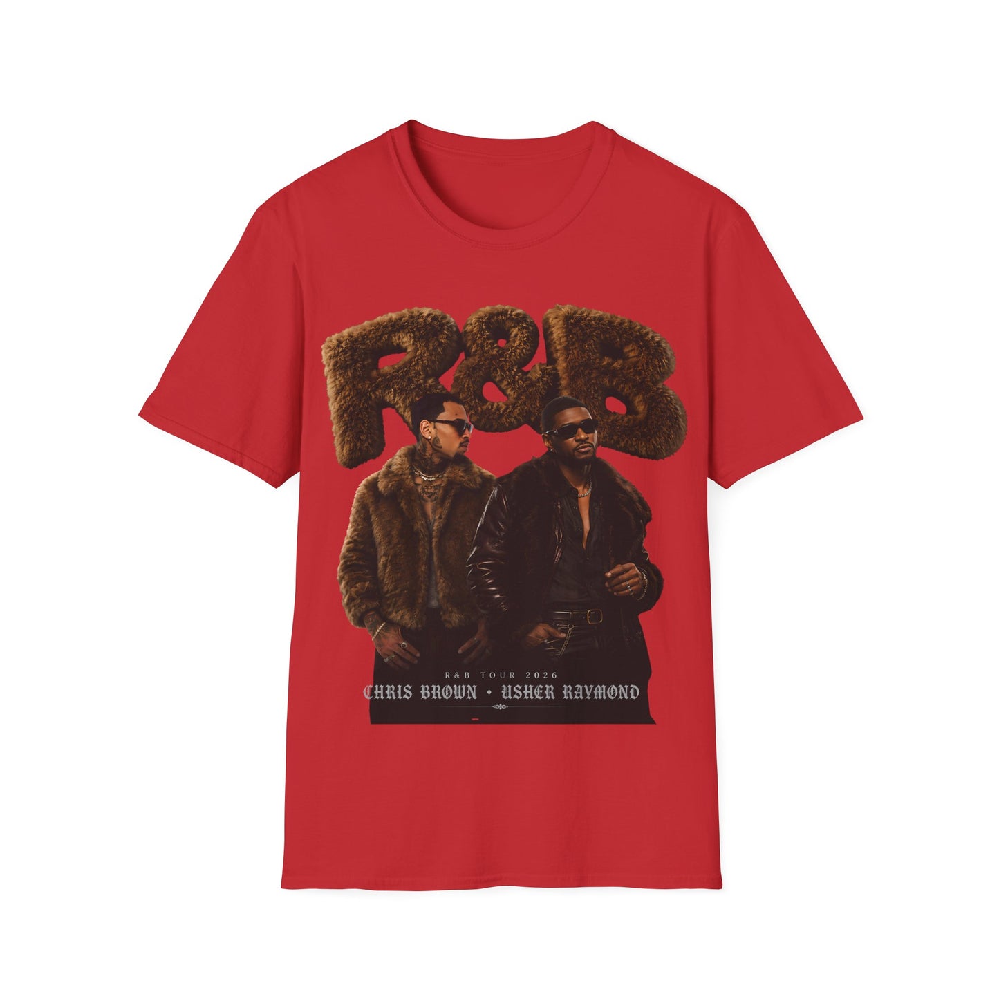 Chris & Usher furry Unisex Softstyle T-Shirt