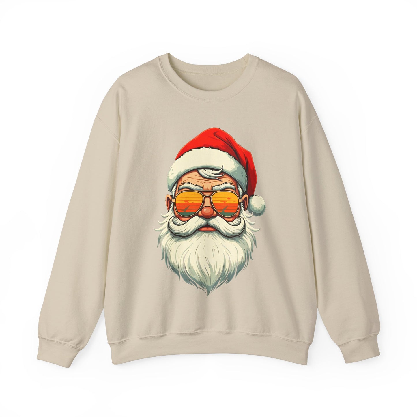 Santa with glasses Unisex Heavy Blend™ Crewneck Sweatshirt