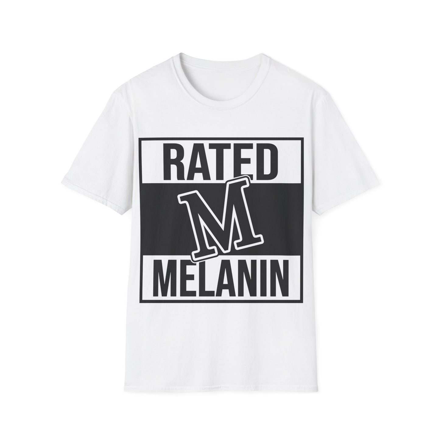 Rated M Melanin Unisex Softstyle T-Shirt