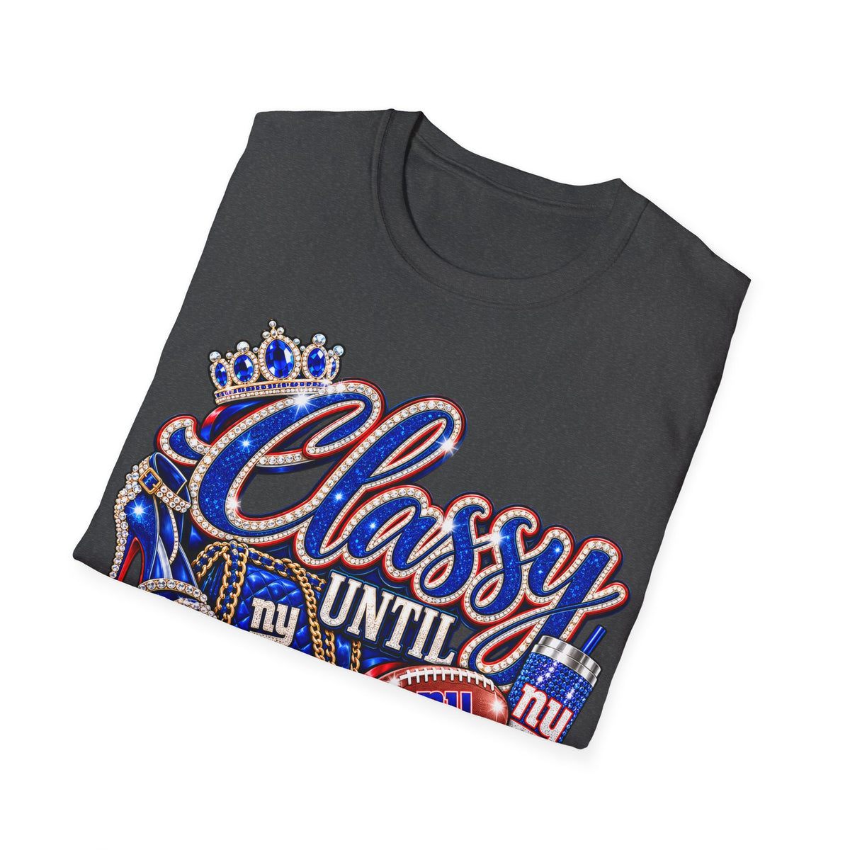 Classy until kickoff 2 Unisex Softstyle T-Shirt