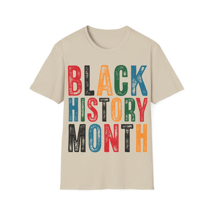 Black History Month Unisex Softstyle T-Shirt