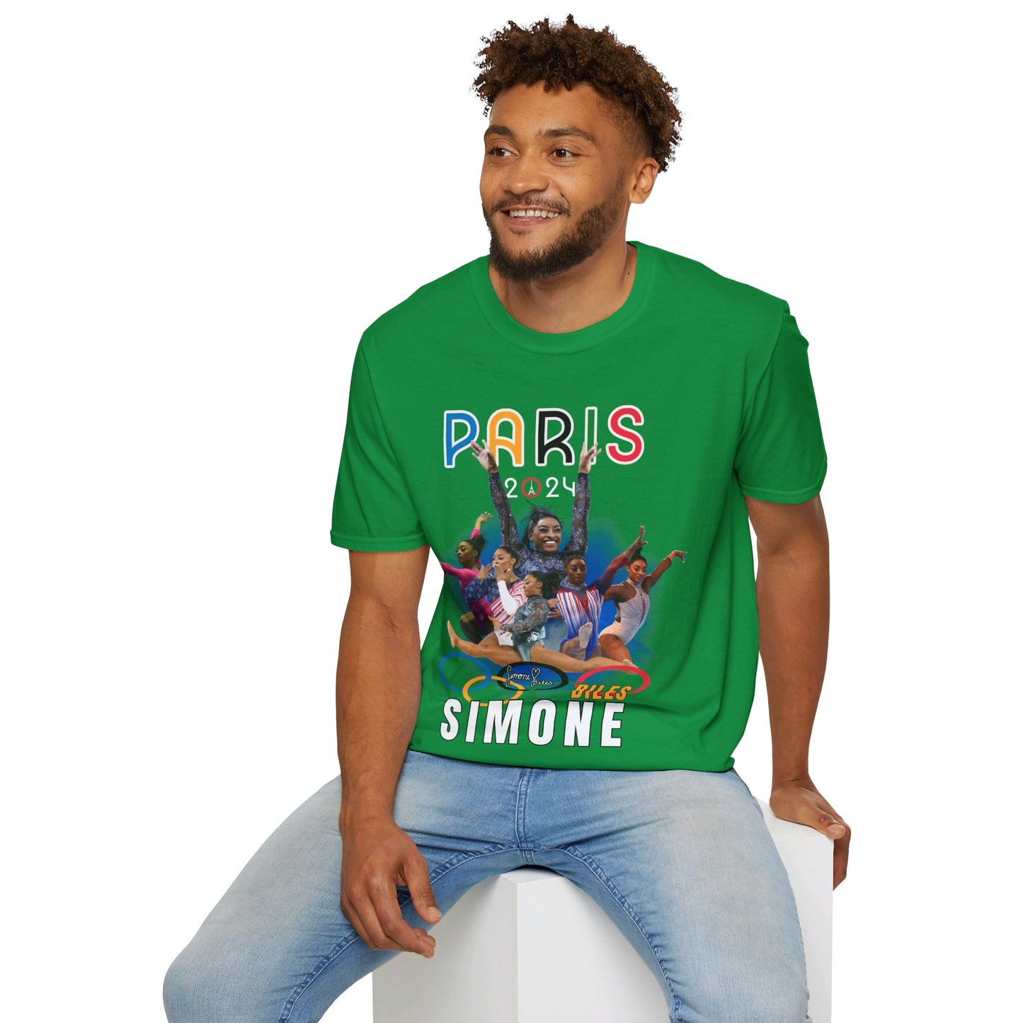 Simone collage Unisex Softstyle T-Shirt