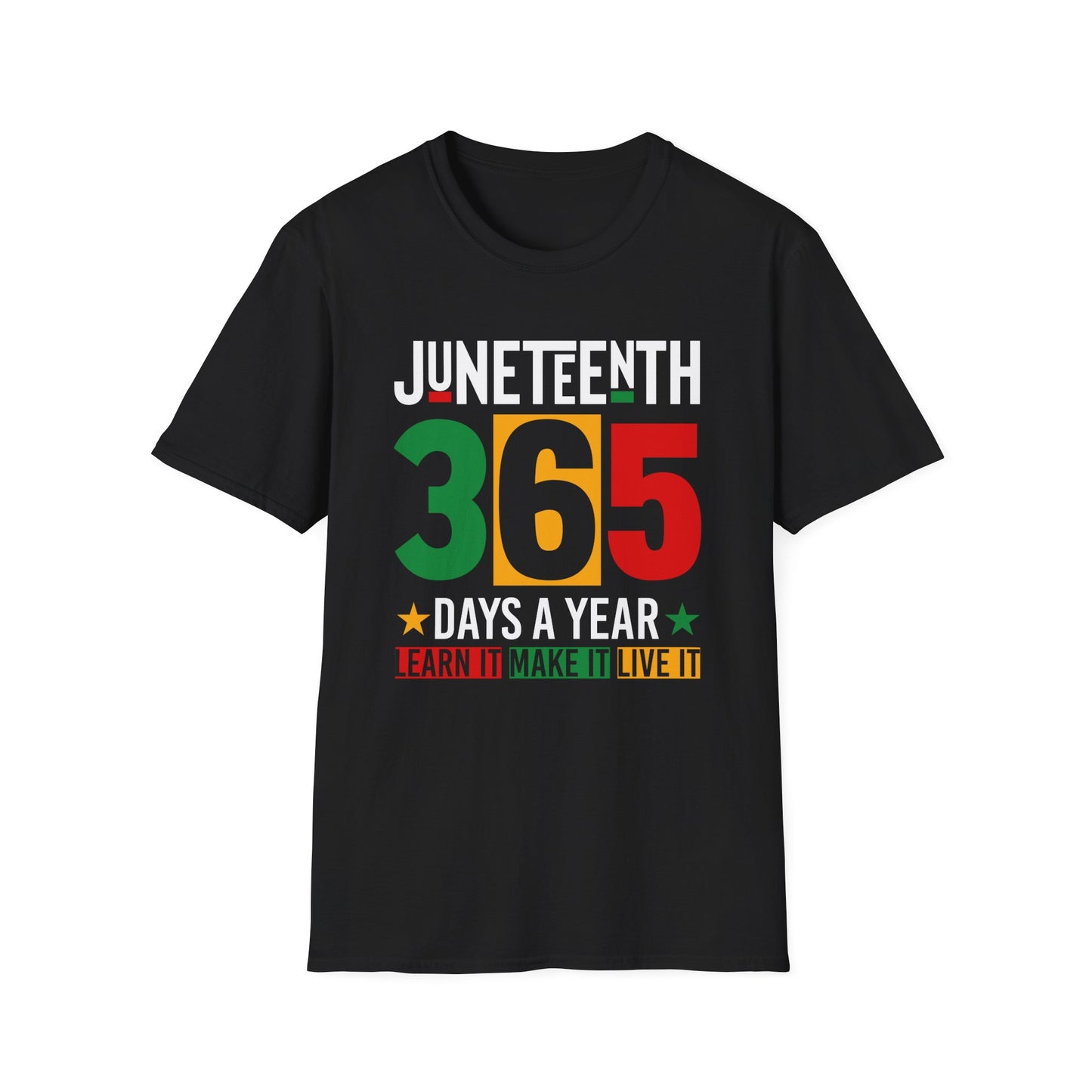 Juneteenth Celebration T-Shirt, Unisex Softstyle Tee, Black History Month Gift, Everyday Wear, Cultural Pride Apparel
