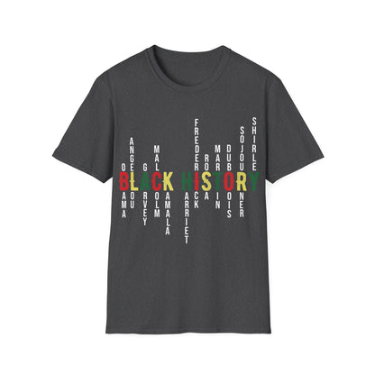 Black history leaders 2 Unisex Softstyle T-Shirt