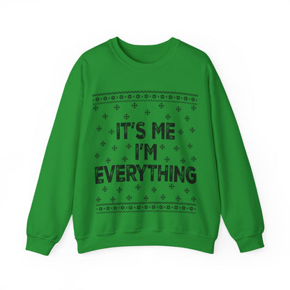 It's me I'm everything black Unisex Heavy Blend™ Crewneck Sweatshirt