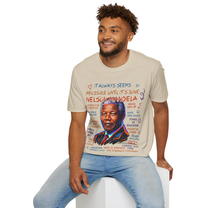 Nelson Mandela Unisex Softstyle T-Shirt