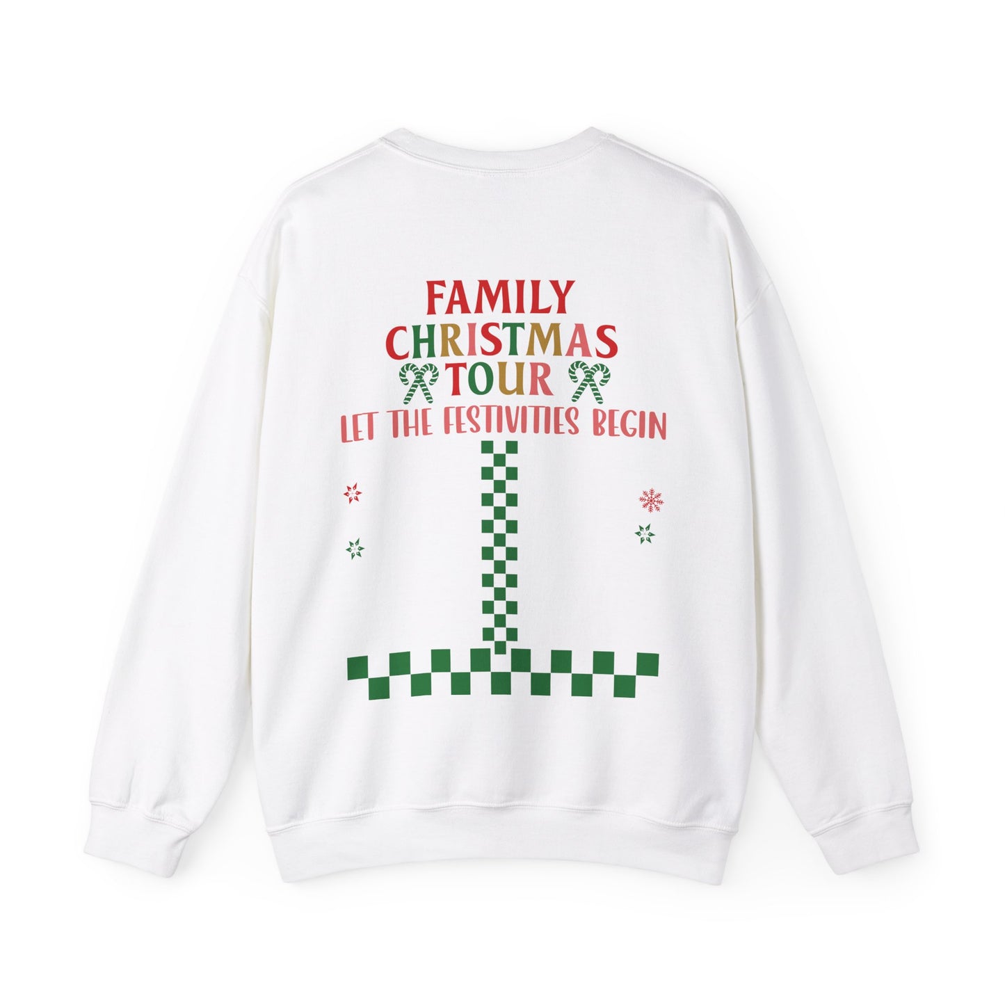 Family Christmas Tour 2024 Unisex Heavy Blend™ Crewneck Sweatshirt