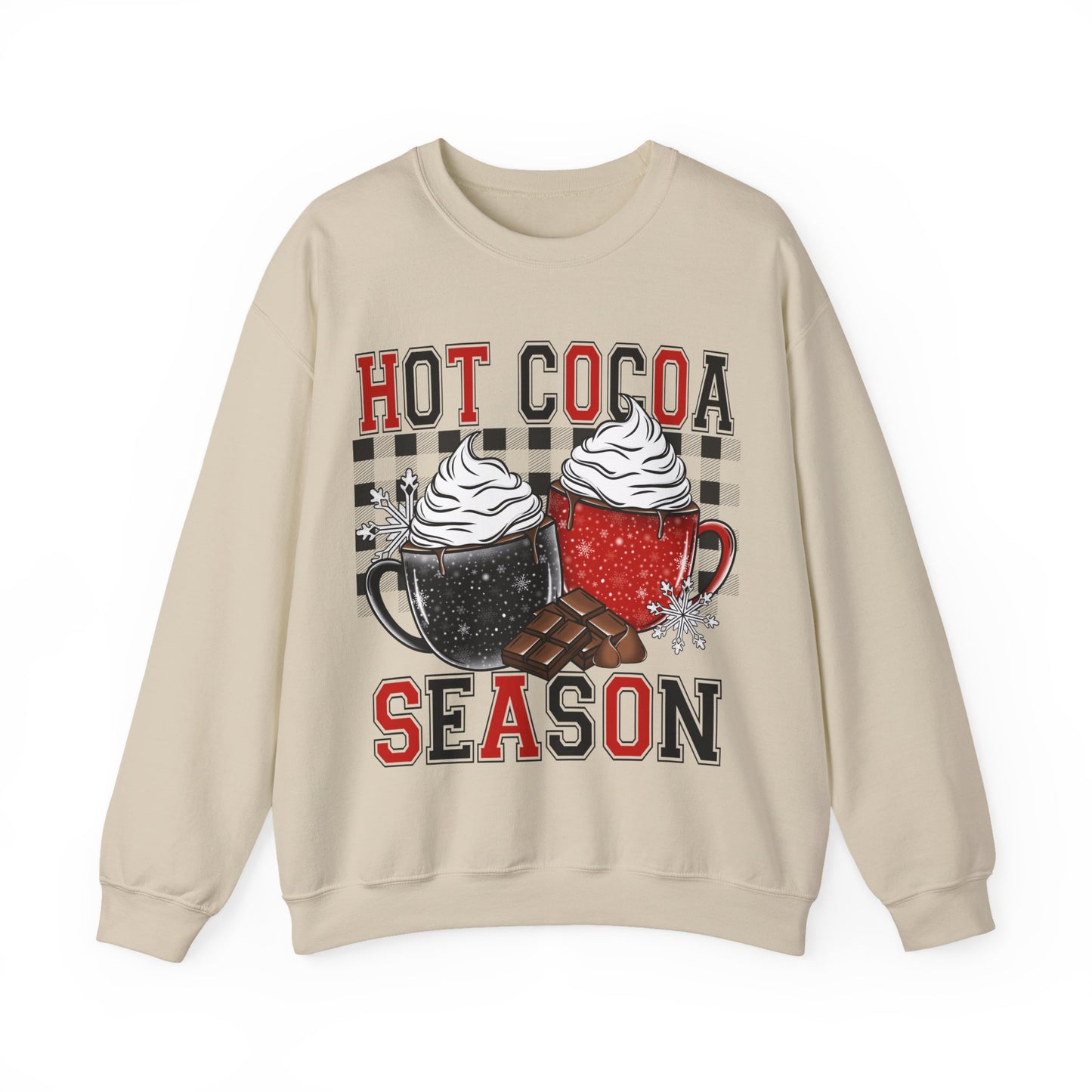 Hot Cocoa Season Unisex Heavy Blend™ Crewneck Sweatshirt