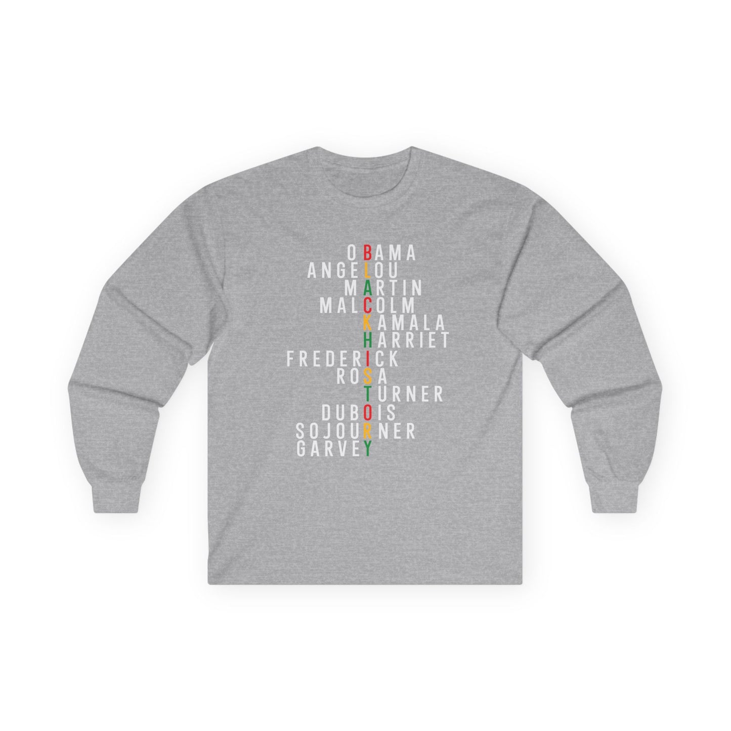 Black history names Unisex Ultra Cotton Long Sleeve Tee