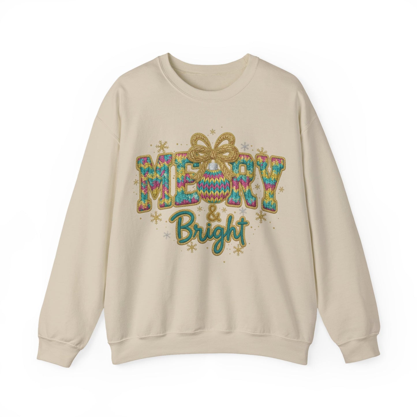 Yarn Merry Christmas Unisex Heavy Blend™ Crewneck Sweatshirt