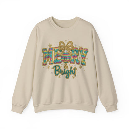 Yarn Merry Christmas Unisex Heavy Blend™ Crewneck Sweatshirt