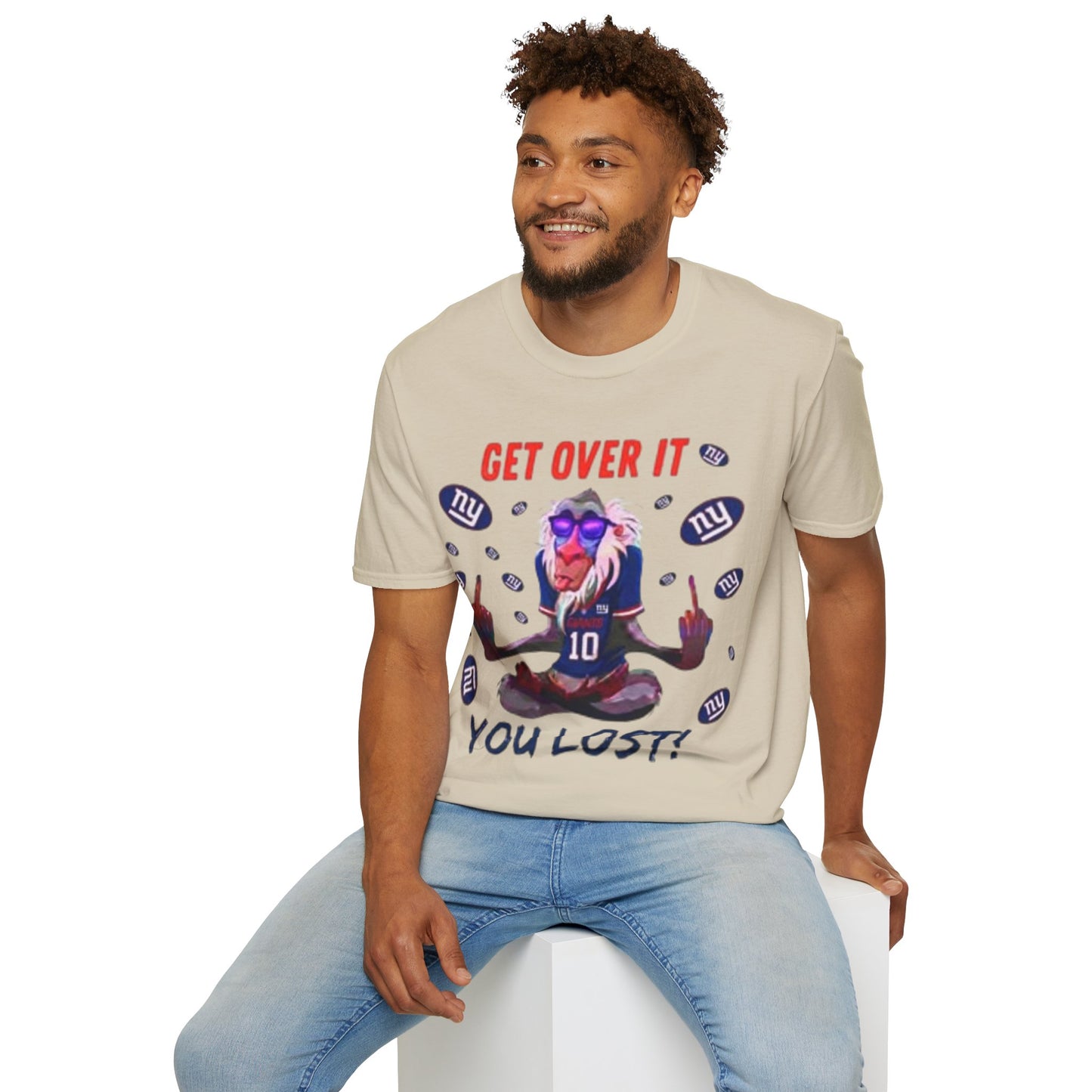 Get over it  Unisex Softstyle T-Shirt