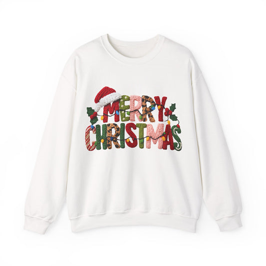 Merry Christmas, yarn Unisex Heavy Blend™ Crewneck Sweatshirt