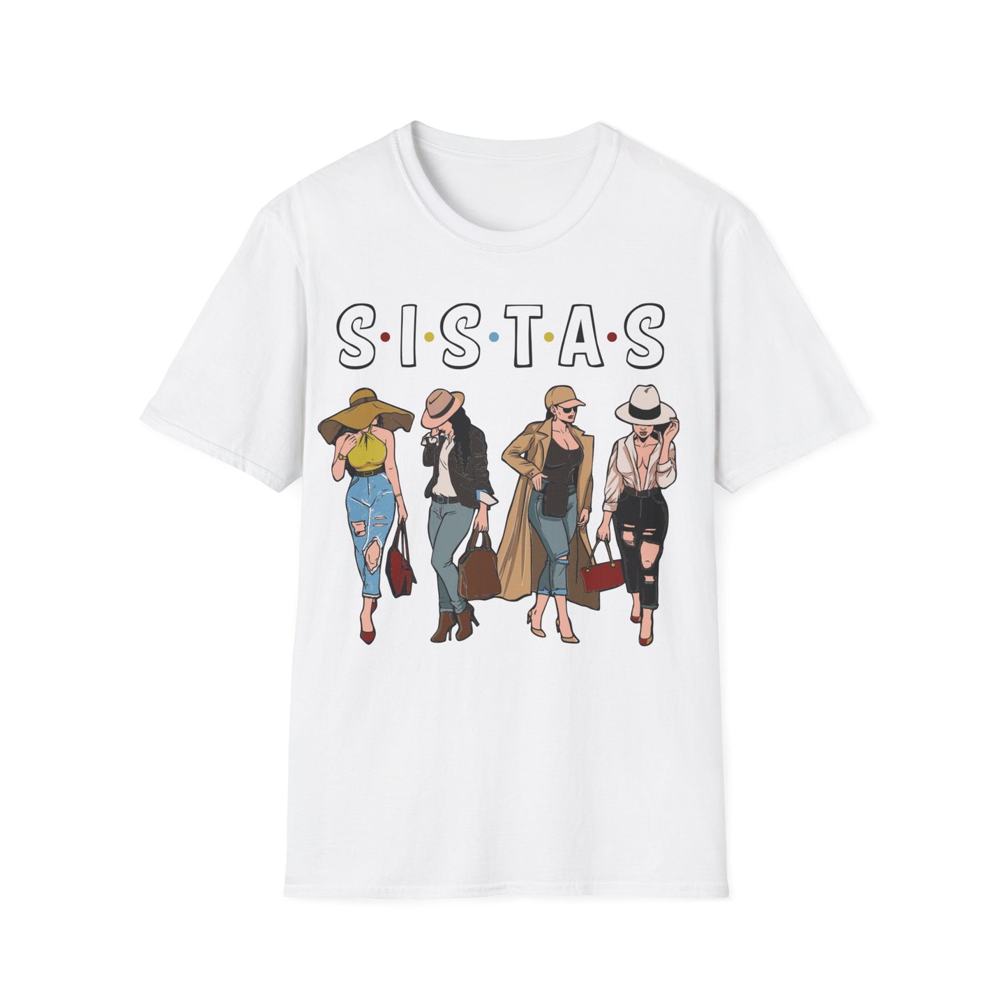 Caucasian sistas Unisex Softstyle T-Shirt