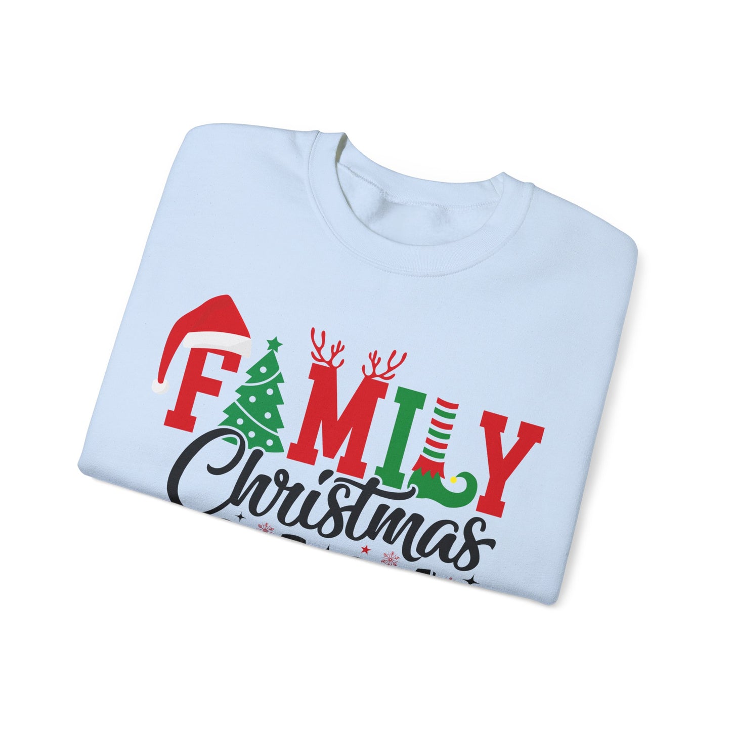 Family Christmas 2024 Unisex Heavy Blend™ Crewneck Sweatshirt