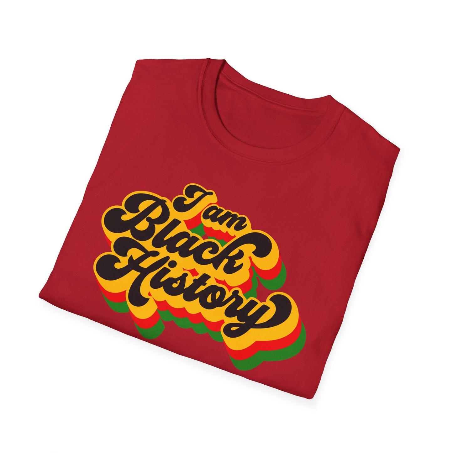 I am black history Unisex Softstyle T-Shirt