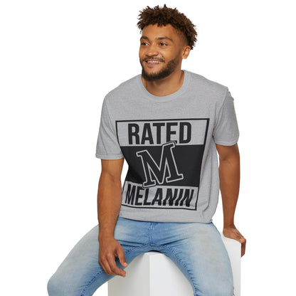 Rated M Melanin Unisex Softstyle T-Shirt
