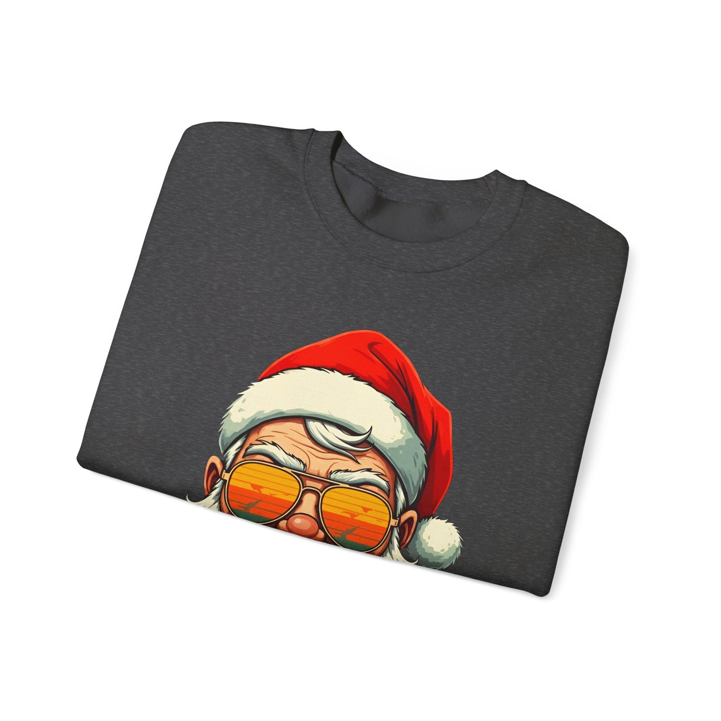 Santa with glasses Unisex Heavy Blend™ Crewneck Sweatshirt