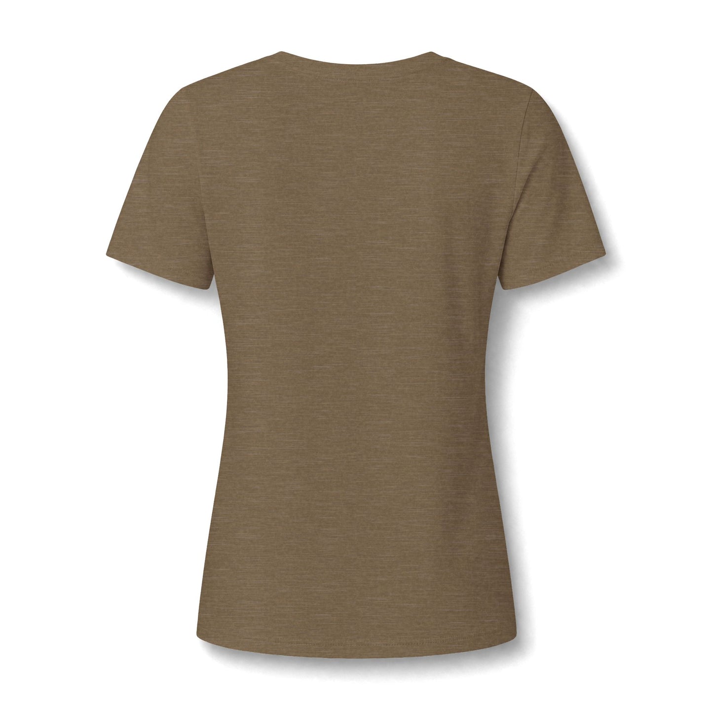 Lisa Women's Relaxed Heather CVC V-Neck Tee