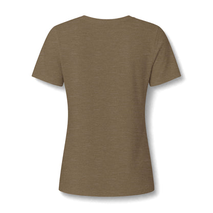 Lisa Women's Relaxed Heather CVC V-Neck Tee