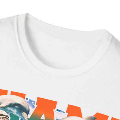 Miami collage Unisex Softstyle T-Shirt