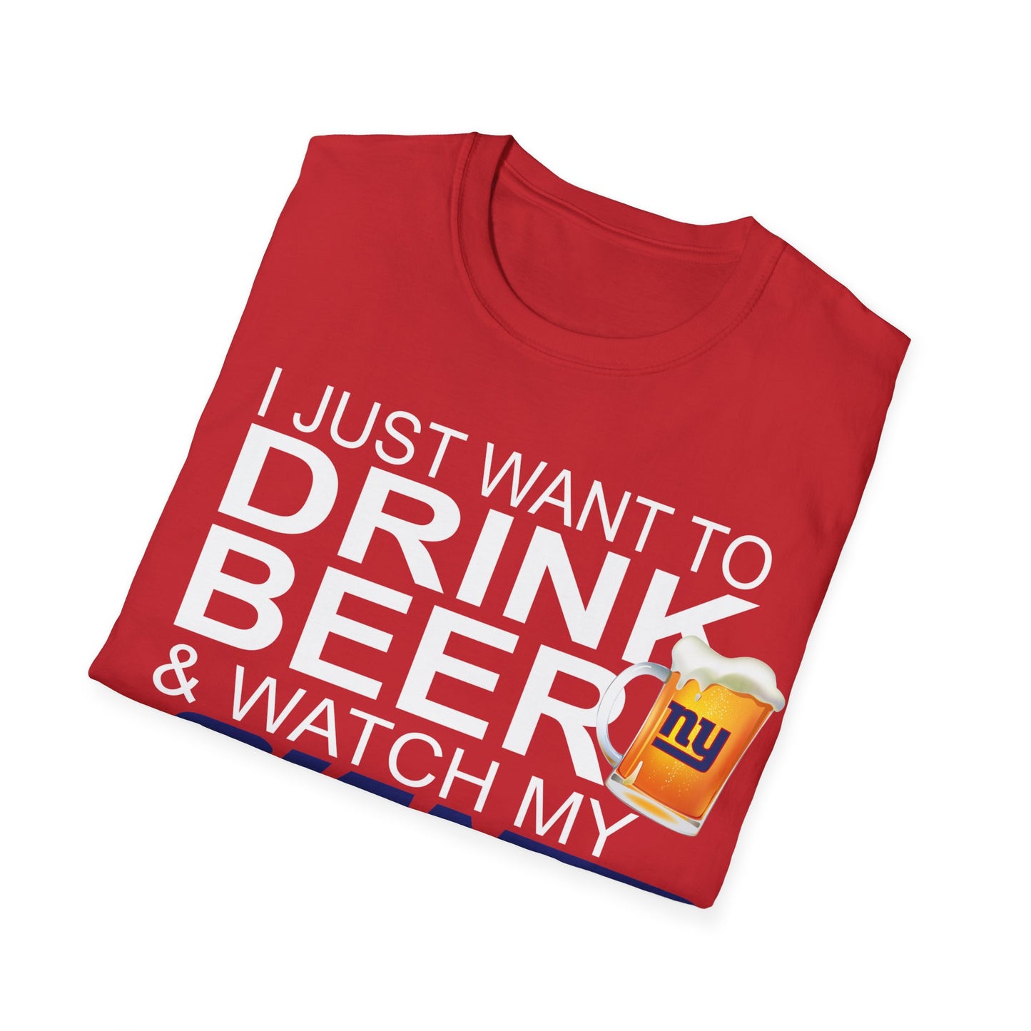 Drink beer ny Unisex Softstyle T-Shirt