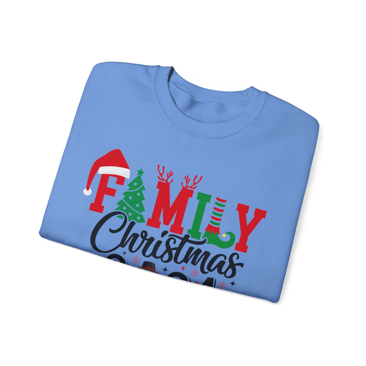 Family Christmas 2024 Unisex Heavy Blend™ Crewneck Sweatshirt