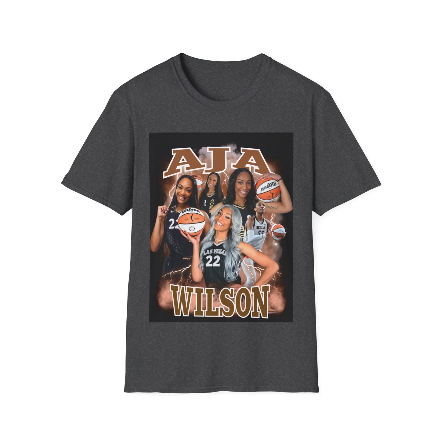 A wilson collage, dark Unisex Softstyle T-Shirt
