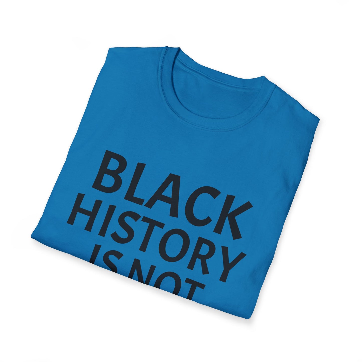 Black history is not optional Unisex Softstyle T-Shirt