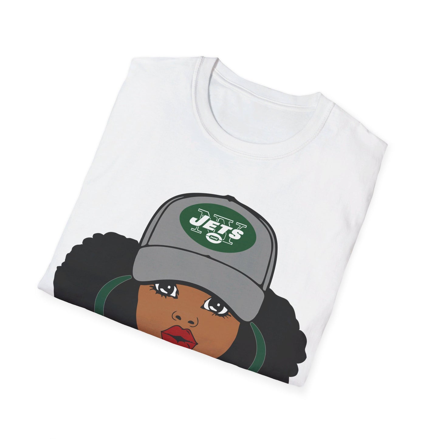 Puff woman nyj Unisex Softstyle T-Shirt