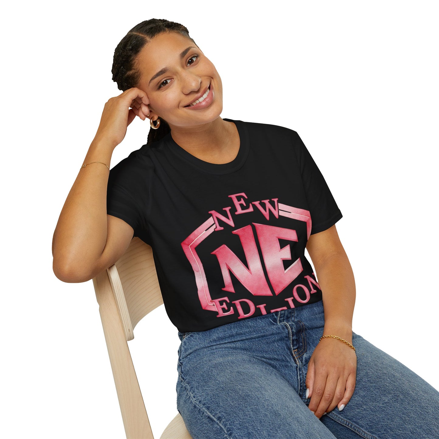 NE symbol Unisex Softstyle T-Shirt