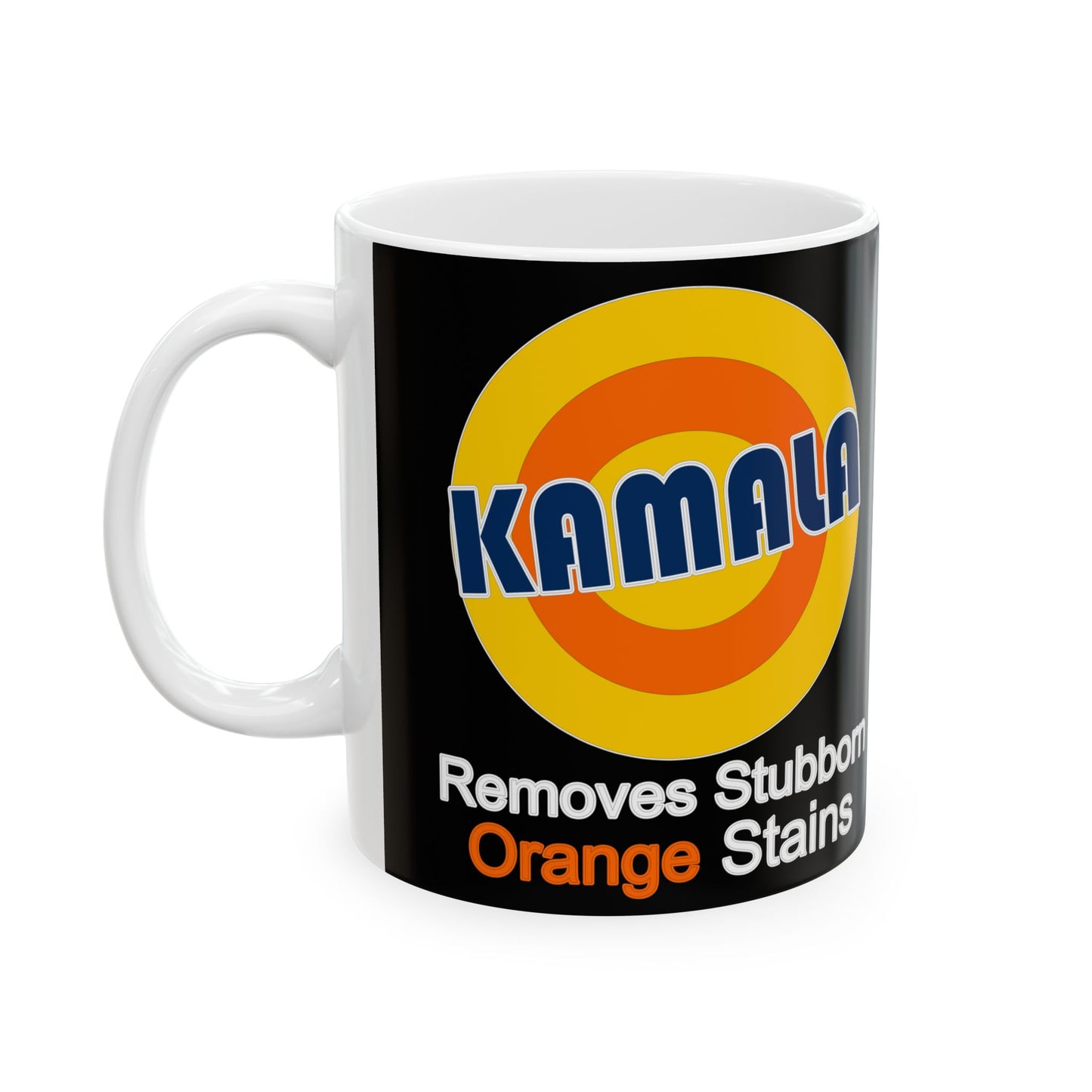 Kamala removes stubborn orange stains Ceramic Mug, (11oz, 15oz)