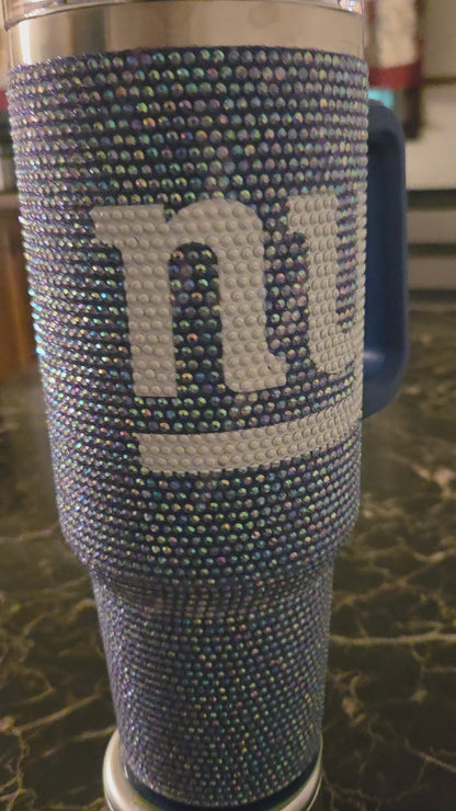 Rhinestone NYG 40 Oz tumbler