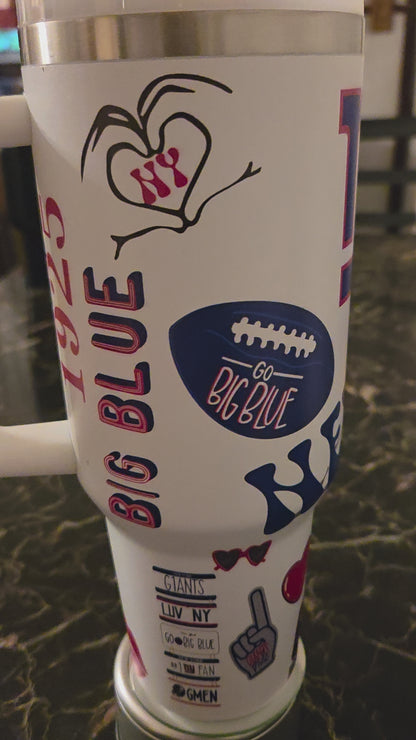 NYG 40 oz tumbler