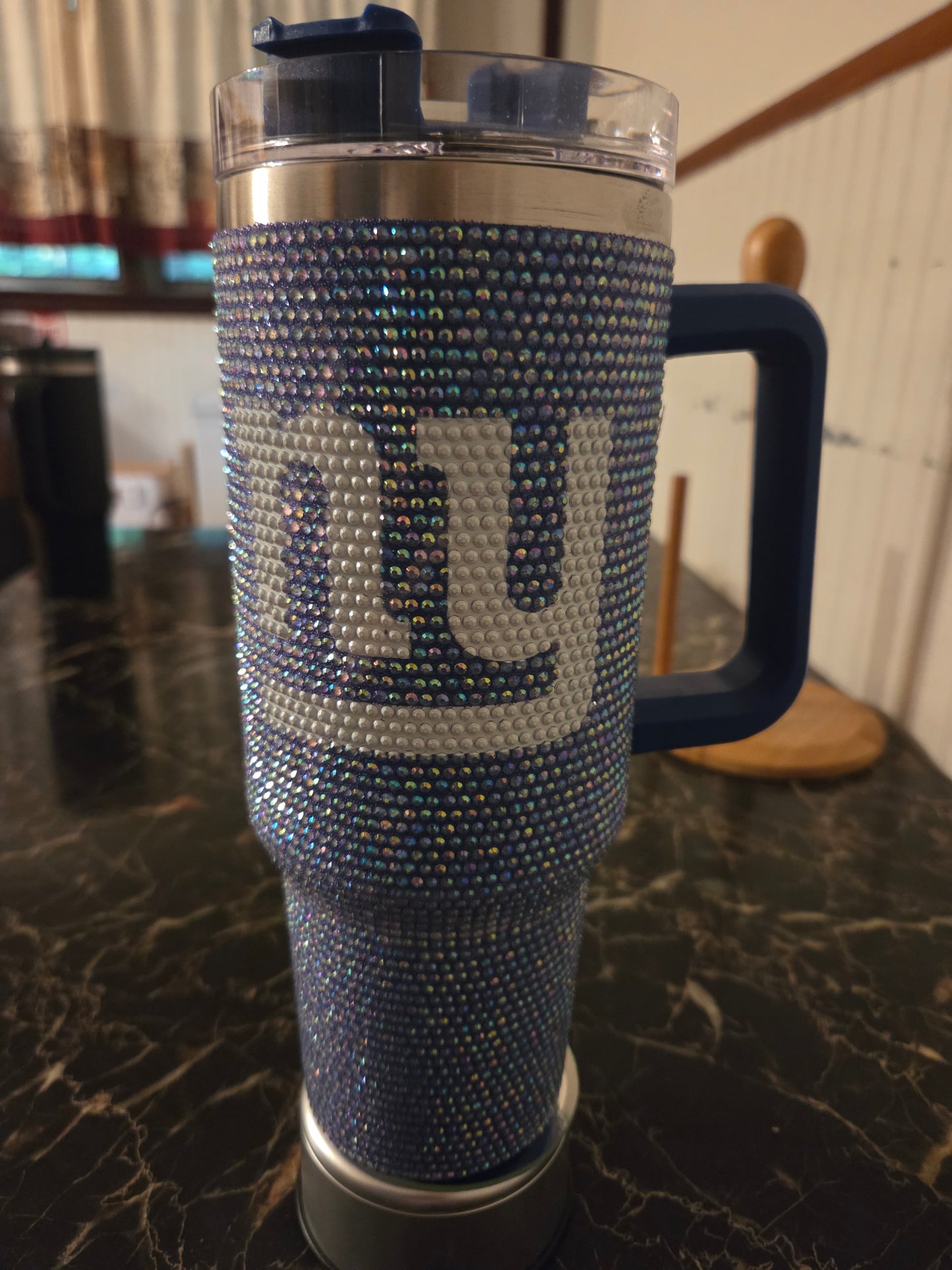 Rhinestone NYG 40 Oz tumbler