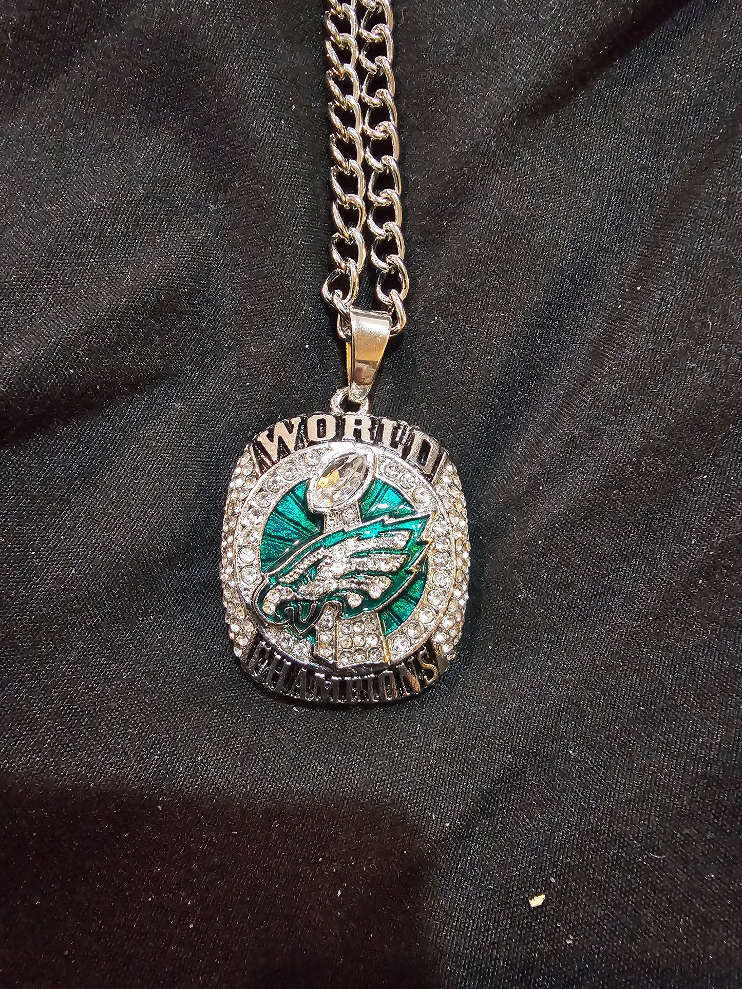 Championship ring necklace